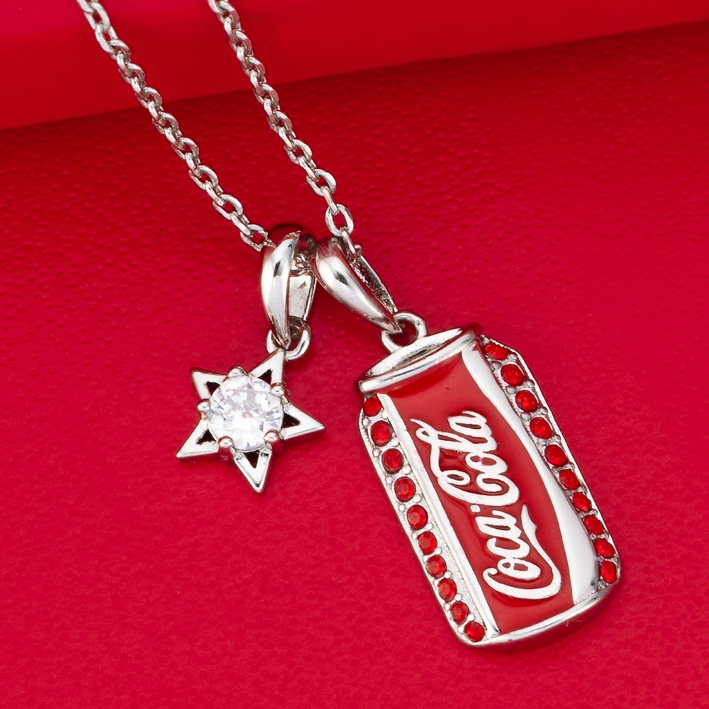 Coke / Coca Cola Necklace, Charmed Aroma Coke Collaboration